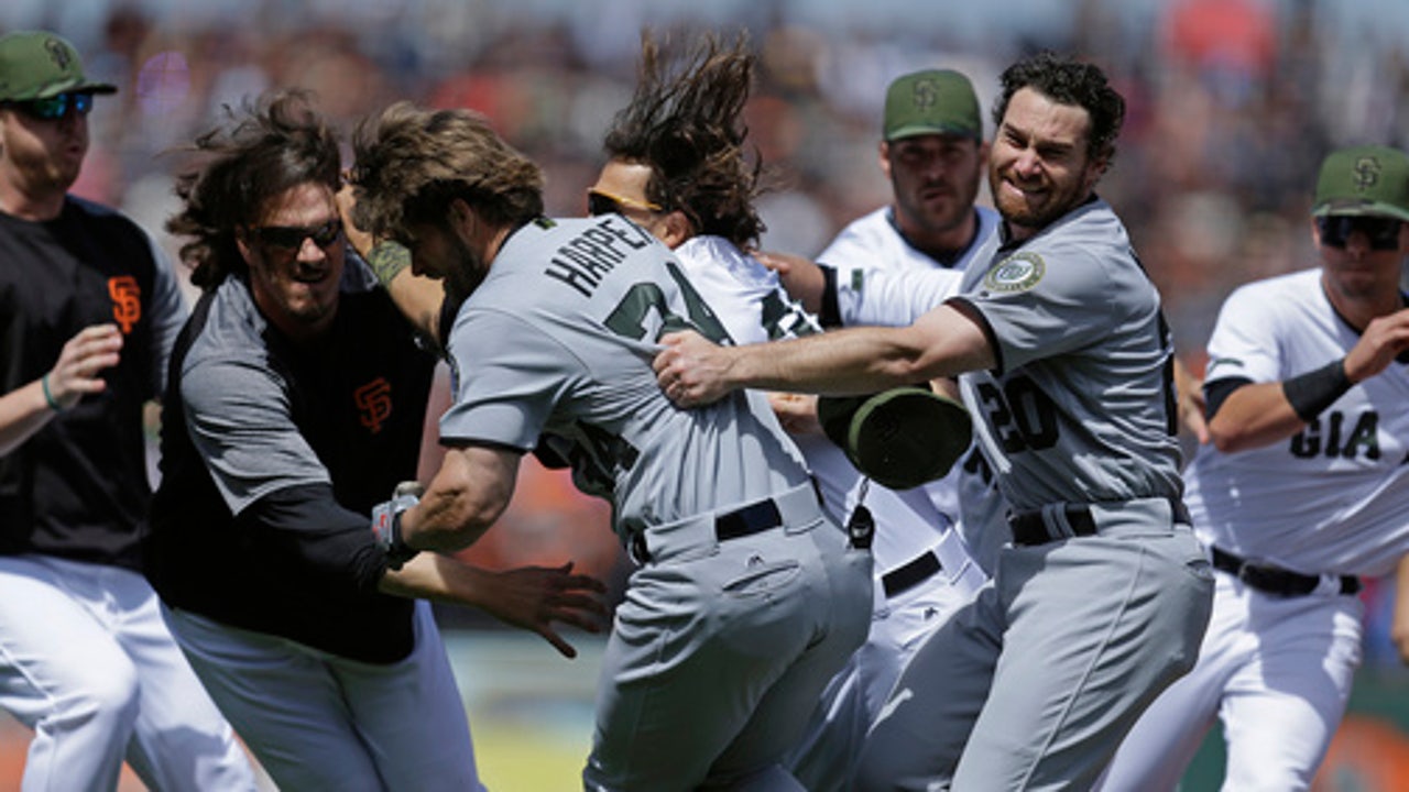 Harper, Strickland trade punches, Nationals beat Giants 3-0 (May 29, 2017)